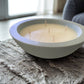Large Concrete Bowl Soy Candle