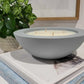 Medium Concrete Bowl Soy Candle