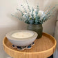 Large Concrete Bowl Soy Candle