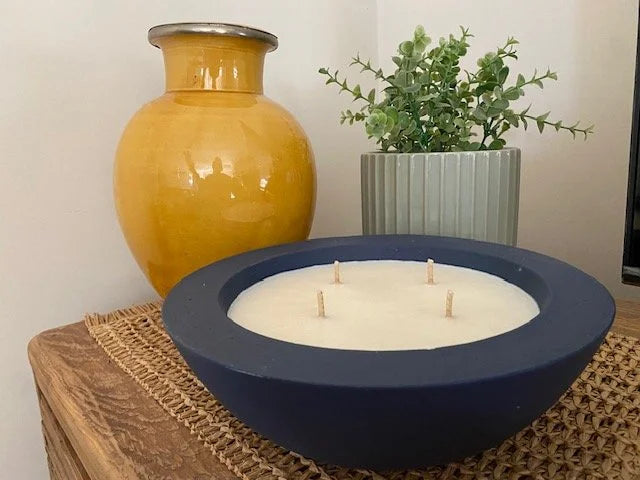 Medium Concrete Bowl Soy Candle