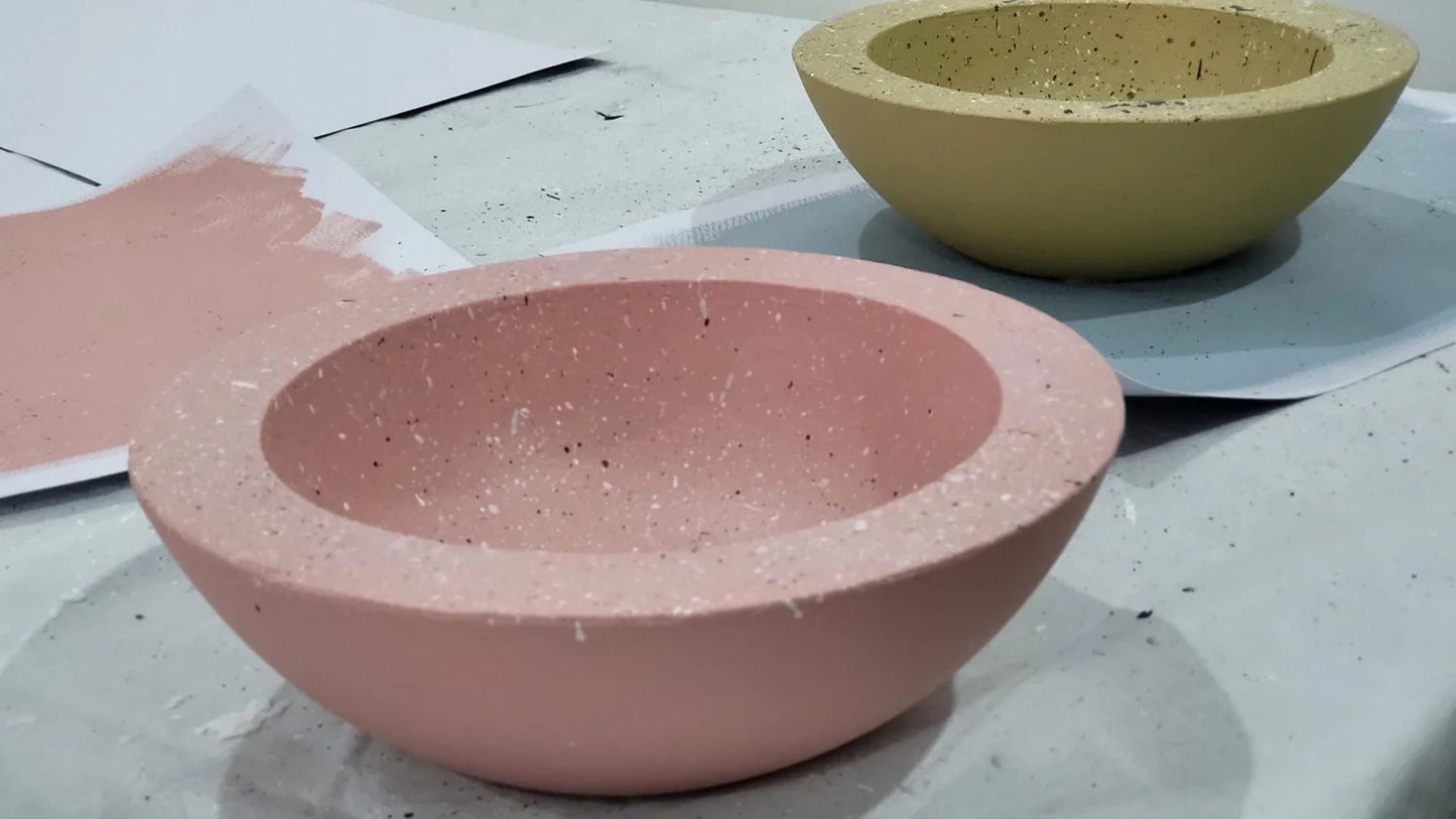 Medium Concrete Bowl Soy Candle